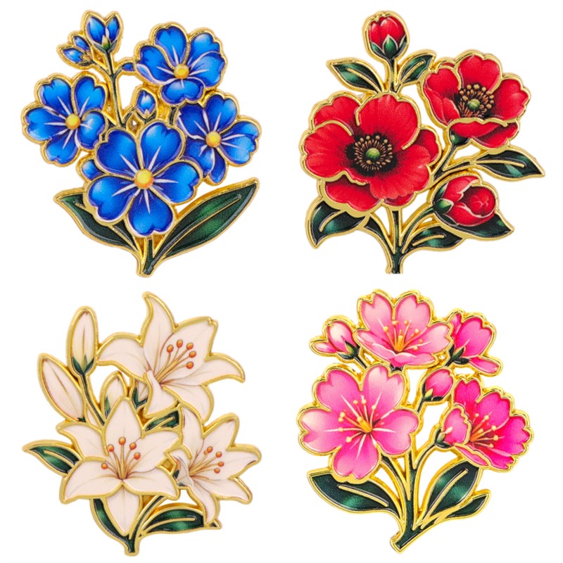 Vintage Item - Broche Esmaltado Vintage Fofo e Colorido