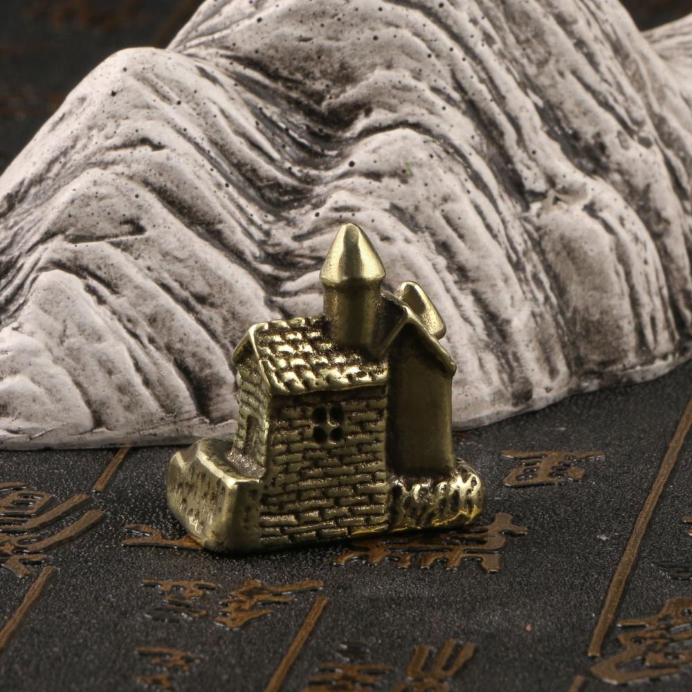 Miniatura de Castelo de Latão  - Vintage Fairy Figurines Collectible avaliação e preço