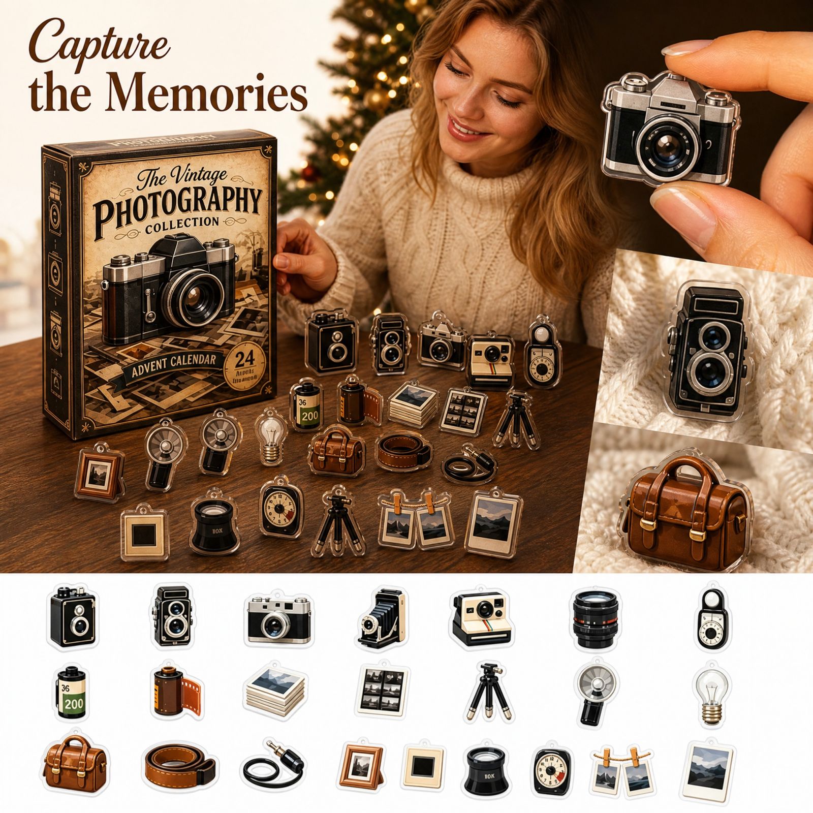 Calendário do Advento Coleção  - Collectible Vintage Cameras avaliação e preço